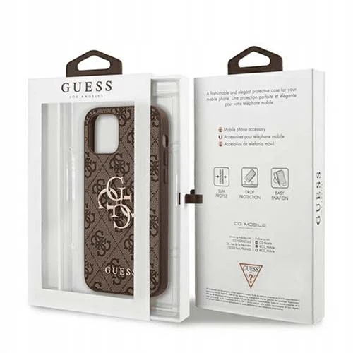mobicase.eu guess guhcp12l4gmgbr apple iphone 12 pro max metal logo case 2