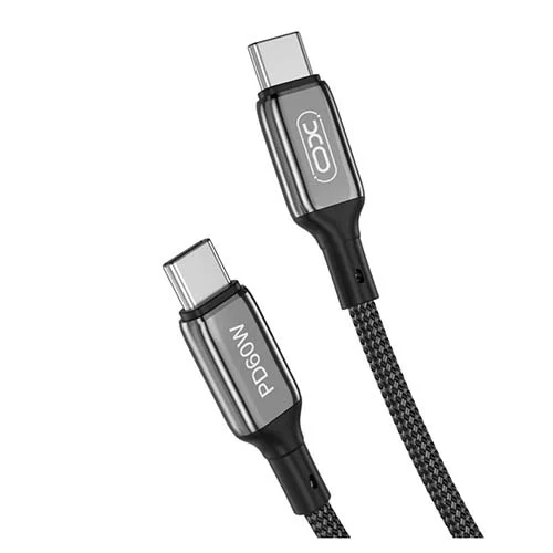 Кабел Type-C - Type-C, XO, 1m, 60W, NB-Q180B /черен/ – снимка 2