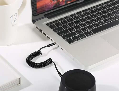 AUX кабел USAMS SJ256 1.2м./черен/ – снимка 4