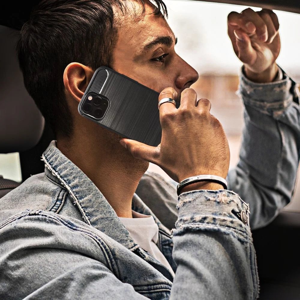 CARBON Case за SAMSUNG Galaxy S23 PLUS черен – снимка 4