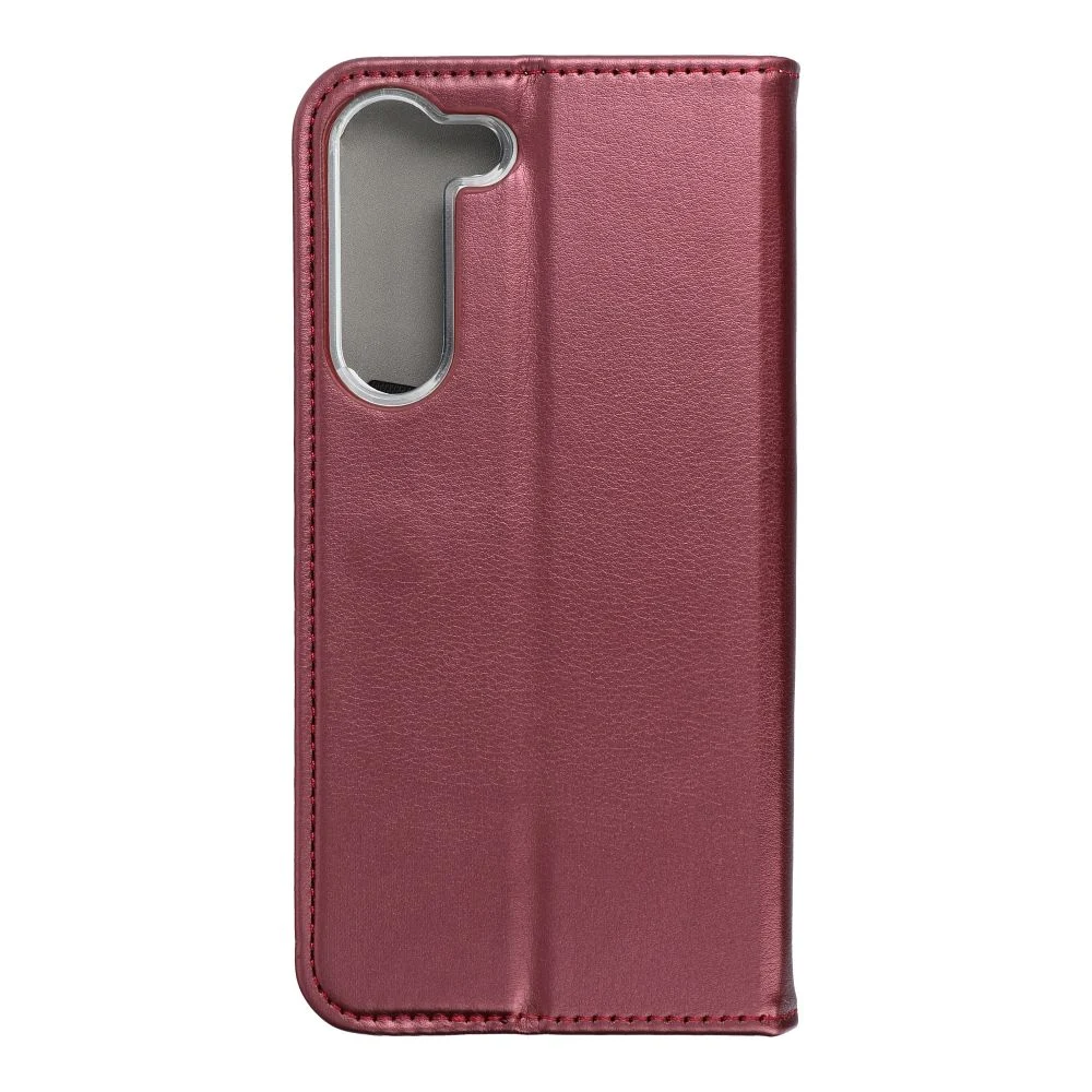 Тефтер Smart Magneto book case за SAMSUNG S23 PLUS виненочервен – снимка 2