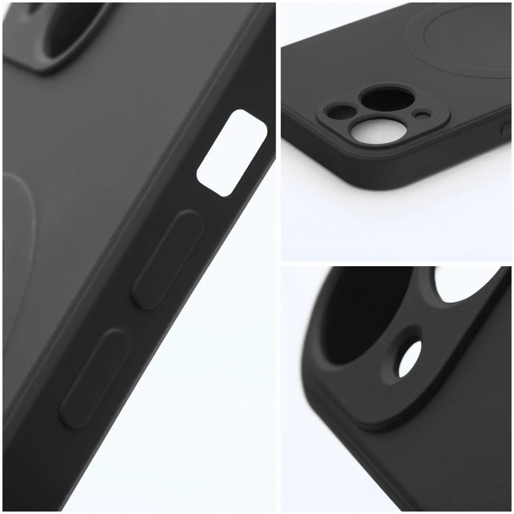 Silicone Mag Cover case for IPHONE 14 PRO MAX black – снимка 2