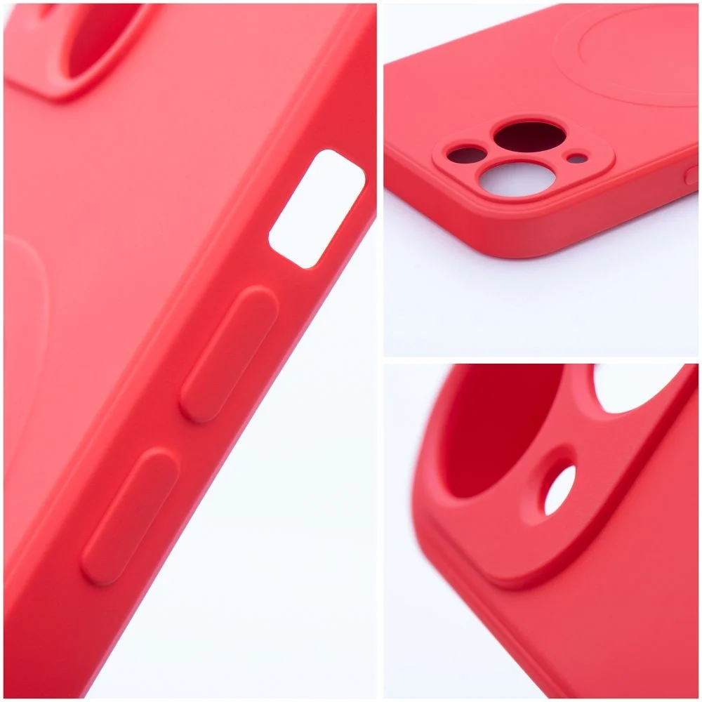 Silicone Mag Cover case за IPHONE 14 PRO red – снимка 4