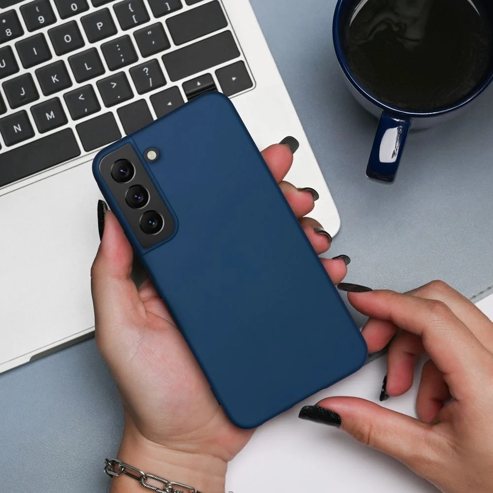 SILICONE Case за SAMSUNG Galaxy S23 син – снимка 5