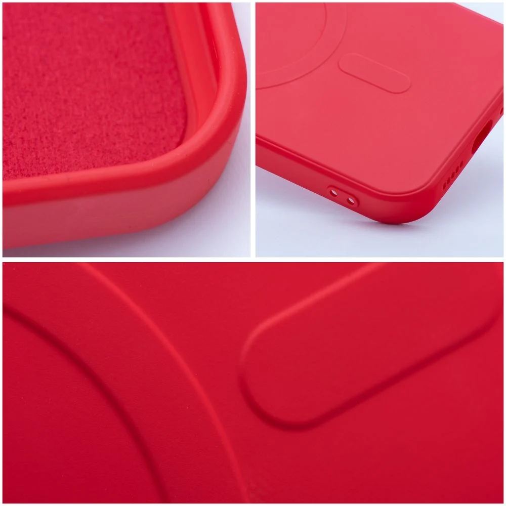 Silicone Mag Cover case за IPHONE 14 PRO red – снимка 5
