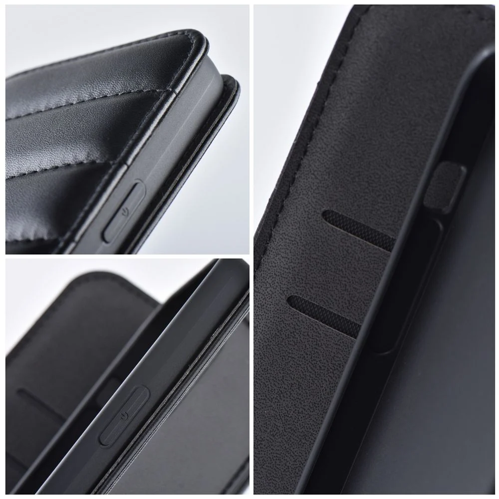 Тефтер PUFFER Book for IPHONE 14 Plus черен – снимка 6