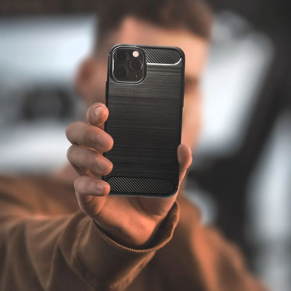 CARBON Case за SAMSUNG Galaxy S23 PLUS черен – снимка 5
