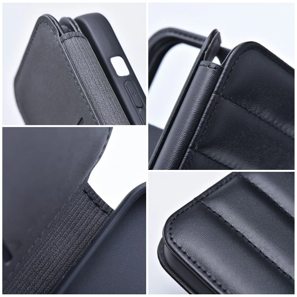 Тефтер PUFFER Book for IPHONE 14 Plus черен – снимка 7