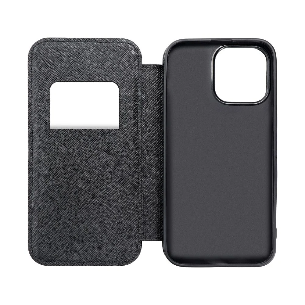 Тефтер PUFFER Book for IPHONE 14 Plus черен – снимка 4