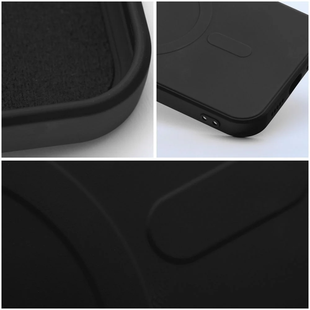 Silicone Mag Cover case for IPHONE 14 PRO MAX black – снимка 4