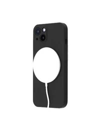 Silicone Mag Cover case for IPHONE 14 PRO MAX black