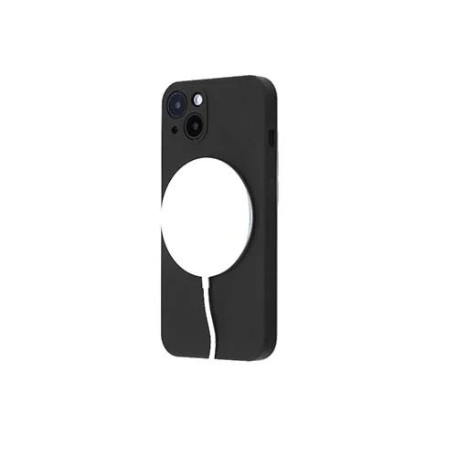 Silicone Mag Cover case for IPHONE 14 PRO MAX black