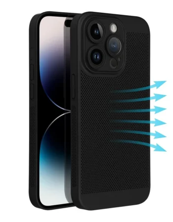 BREEZY Case for IPHONE 15 Pro, черен
