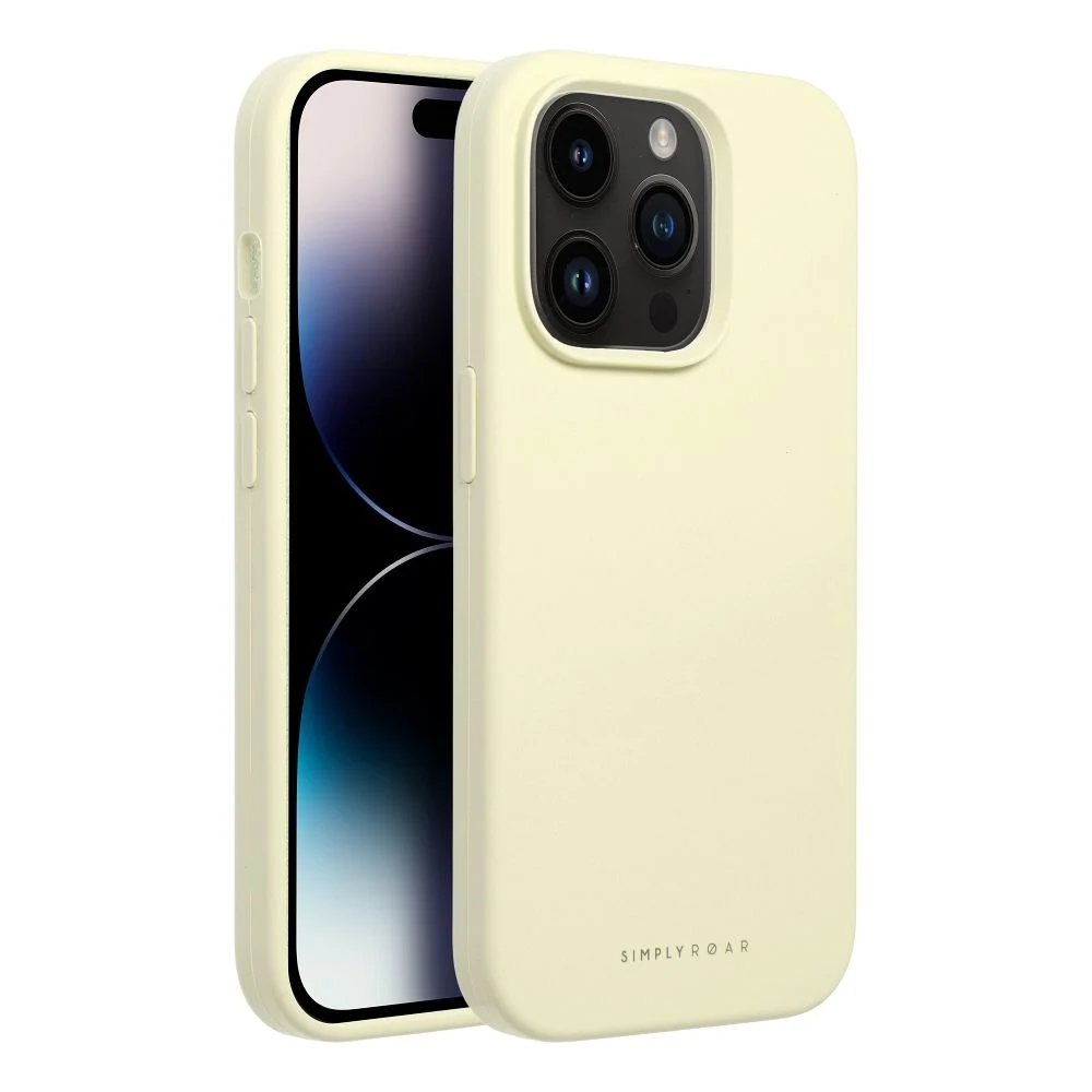 Roar Cloud-Skin Case - for iPhone 15, жълт – снимка 4