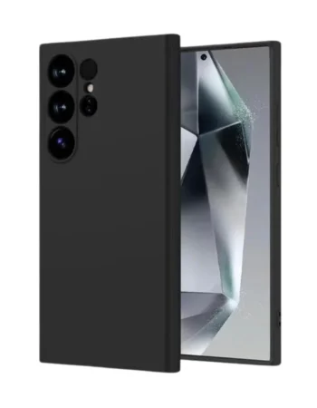 Силиконов кейс iPaky матиран, За Samsung Galaxy S24 Ultra (S928B), Черен