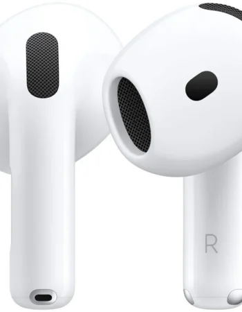 Безжични слушалки Apple AirPods 4, бял - MXP63ZM/A