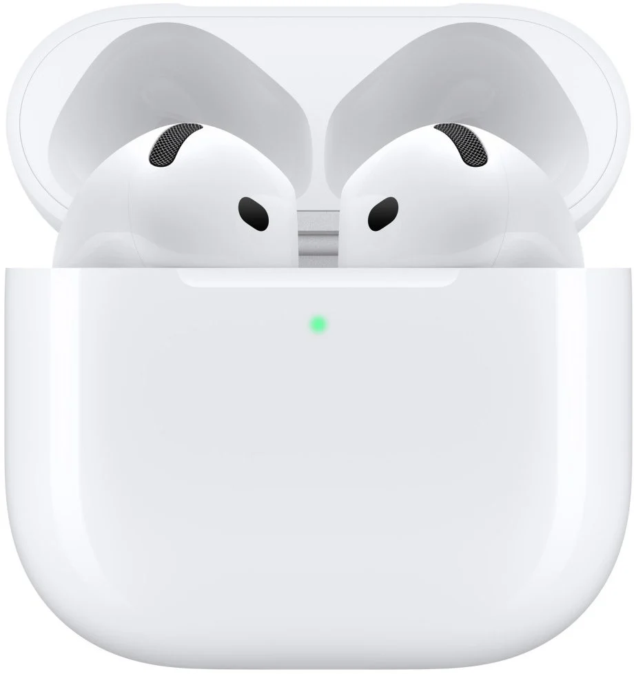 Безжични слушалки Apple AirPods 4, бял - MXP63ZM/A – снимка 2