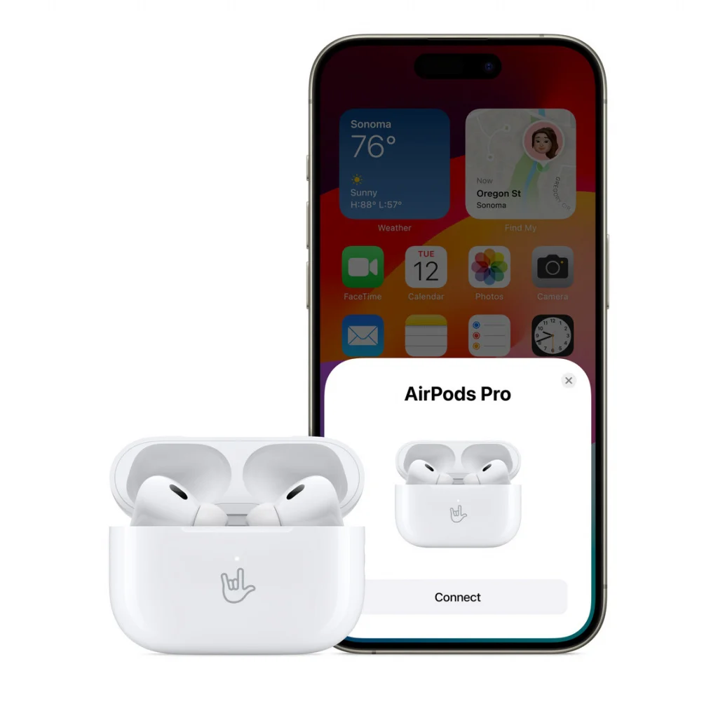 Безжични слушалки Apple AirPods Pro 2 MagSafe, бял - MTJV3ZM/A – снимка 7