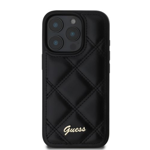 Калъф Guess GUHCP16XPSQSQSK Apple iPhone 16 Pro Max PU Leather Quilted Black - Image 2