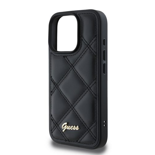 Калъф Guess GUHCP16XPSQSQSK Apple iPhone 16 Pro Max PU Leather Quilted Black - Image 4