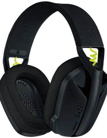 Безжични геймърски слушалки Logitech G435 LIGHTSPEED, черен - 981-001050