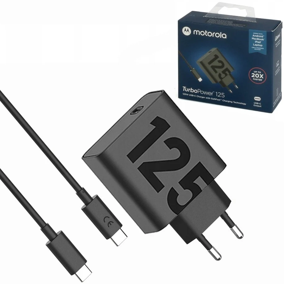 ОРИГИНАЛНО Зарядно устройство Motorola TurboPower 125W GaN - SJMC1252 – снимка 2