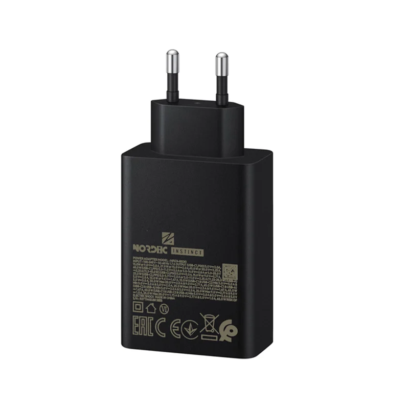 220V NORDIC 65W NRDi-6530, 2xUSB-C, USB-A – снимка 2