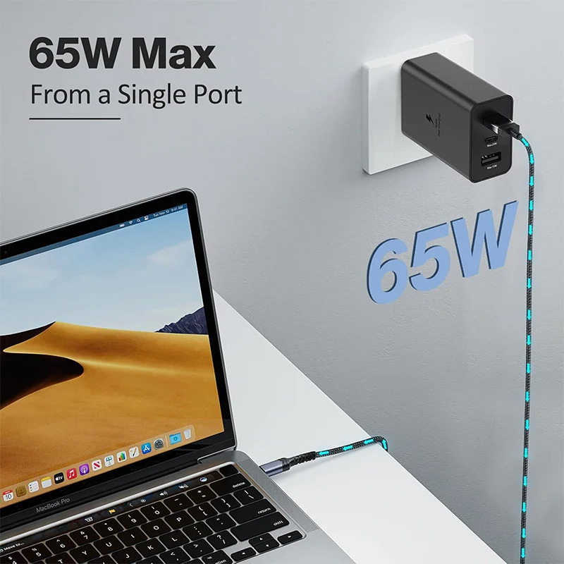 220V NORDIC 65W NRDi-6530, 2xUSB-C, USB-A – снимка 7
