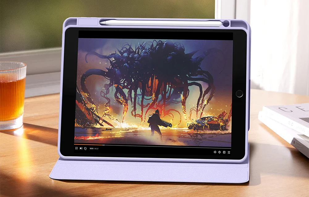 BASEUS Калъф за таблет Magnetic Minimalist iPad 10.2inch /лилав/ – снимка 7