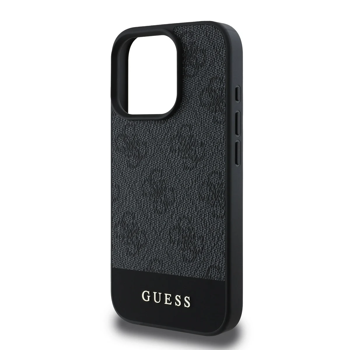 Калъф Guess GUHCP16XG4GLGR Apple iPhone 16 Pro Max PU 4G Stripe Grey – снимка 4