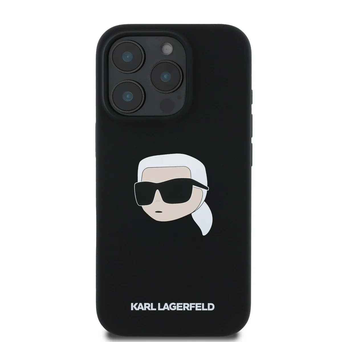 Оригнален Калъф Karl Lagerfeld KLHMP16LSKHPPLK Apple iPhone 16 Pro Liquid Silicone Karl Head MagSafe Black – снимка 2