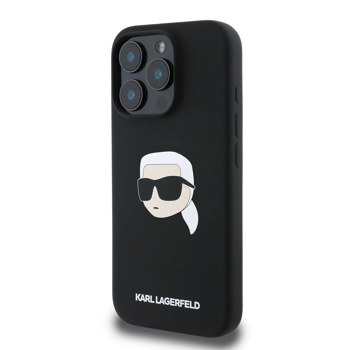 Оригнален Калъф Karl Lagerfeld KLHMP16LSKHPPLK Apple iPhone 16 Pro Liquid Silicone Karl Head MagSafe Black – снимка 3