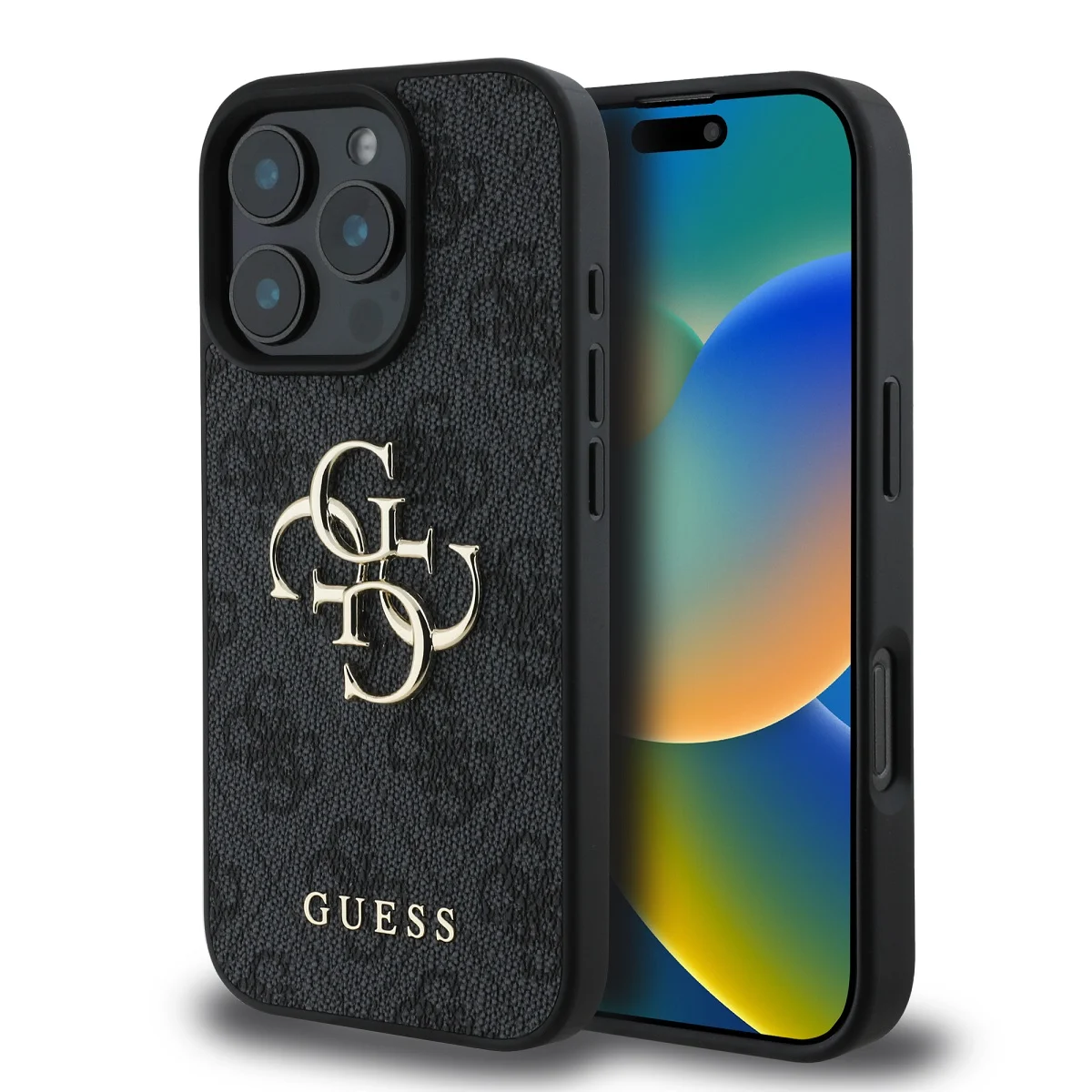 Калъф Guess GUHCP16X4GMGGR Apple iPhone 16 Pro Max PU 4G Metal Logo Grey