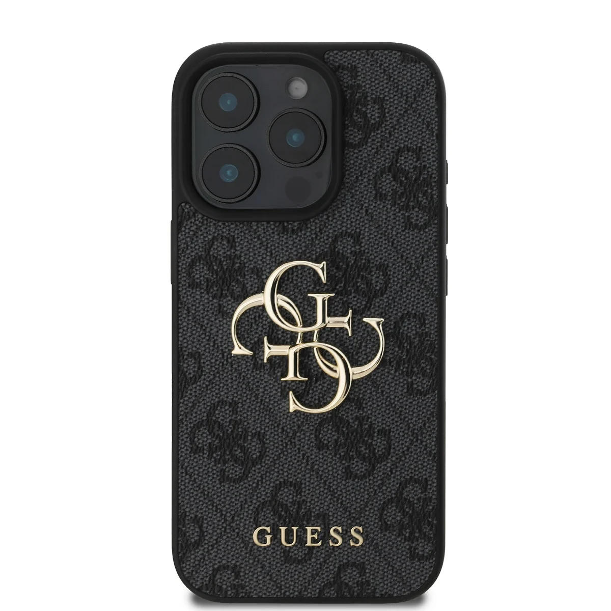 Калъф Guess GUHCP16X4GMGGR Apple iPhone 16 Pro Max PU 4G Metal Logo Grey – снимка 2
