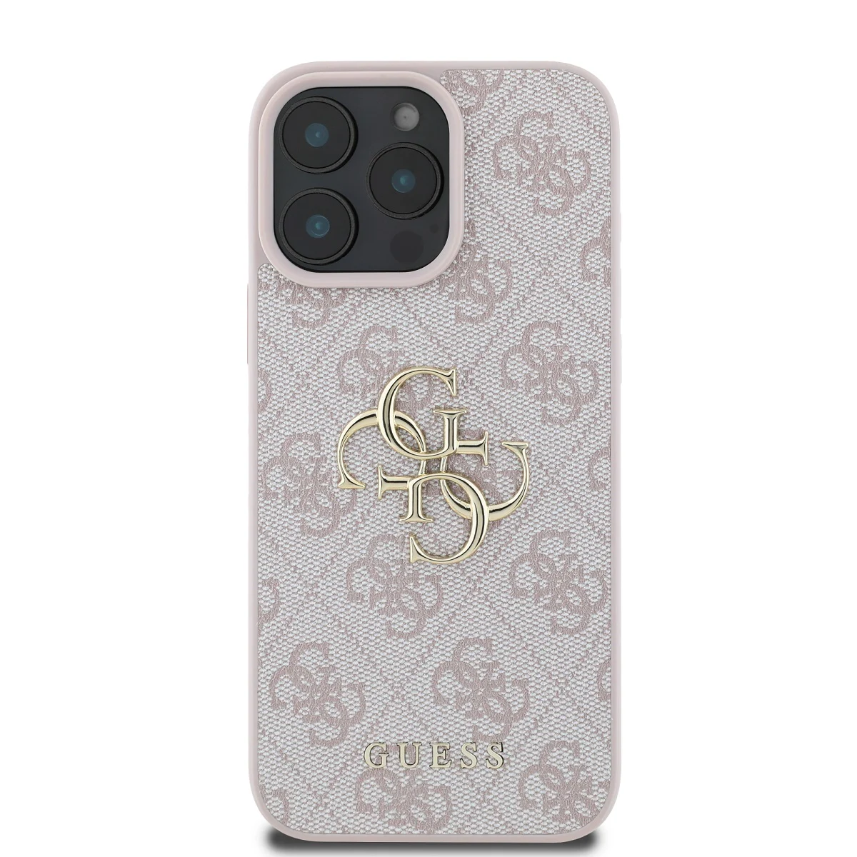 Калъф Guess GUHCP16X4GMGPI Apple iPhone 16 Pro Max PU 4G Metal Logo Pink – снимка 2