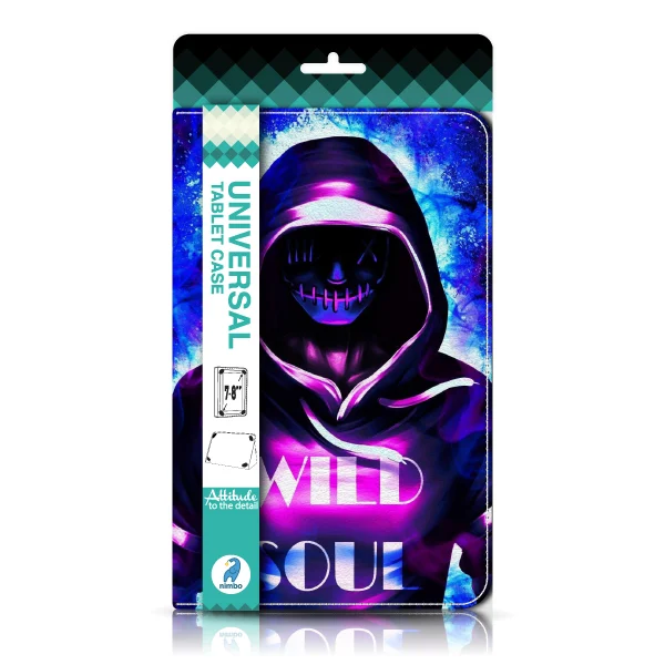 Калъф таблет Nimbo 7/8 инча универсален /Neon Mask/ продуктов код: 469364 – снимка 2