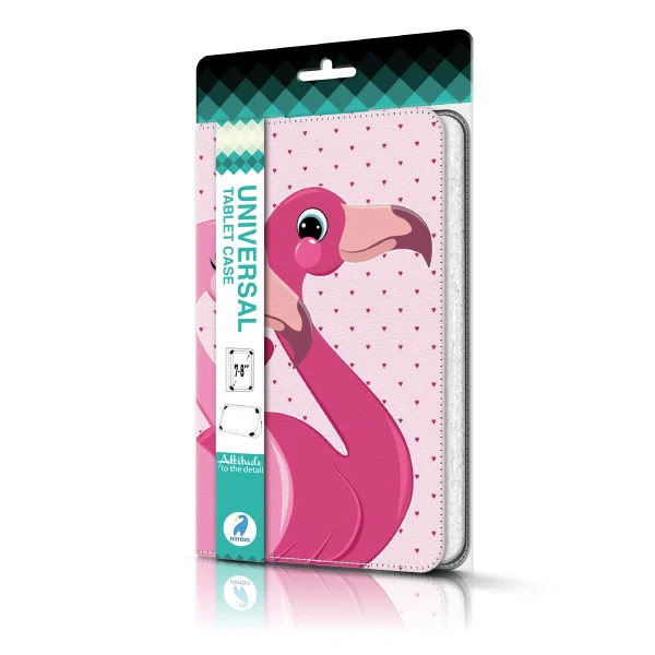 Калъф таблет Nimbo 9/10 инча универсален /Flamingo/