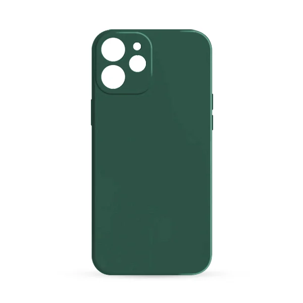 Калъф Soft Touch за Apple iPhone 16 Pro – горско зелен силиконов калъф, изглед отвън