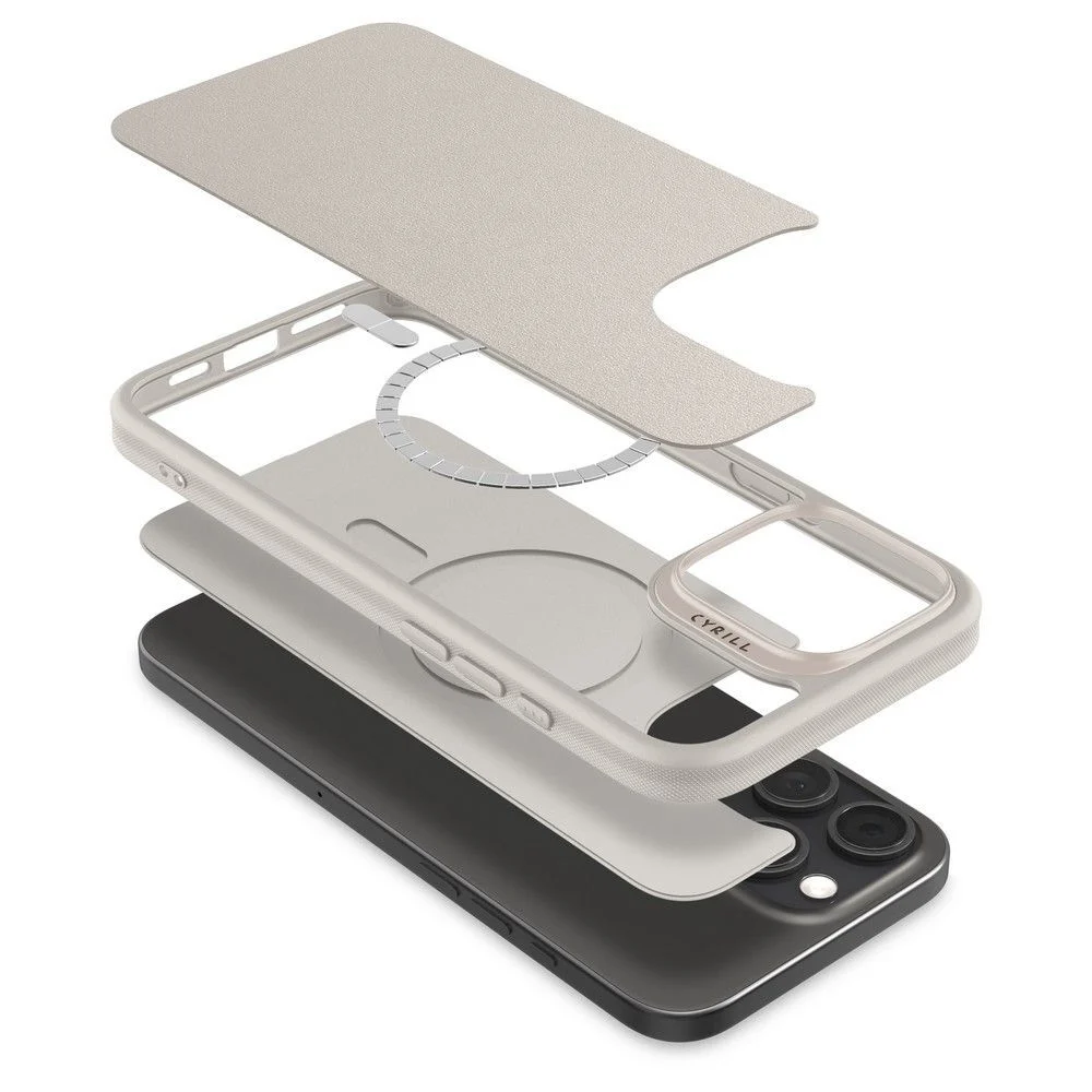 Оригинален SPIGEN Калъф Cyrill Kajuk MagSafe Apple iPhone 16 Pro /крем/ – снимка 8