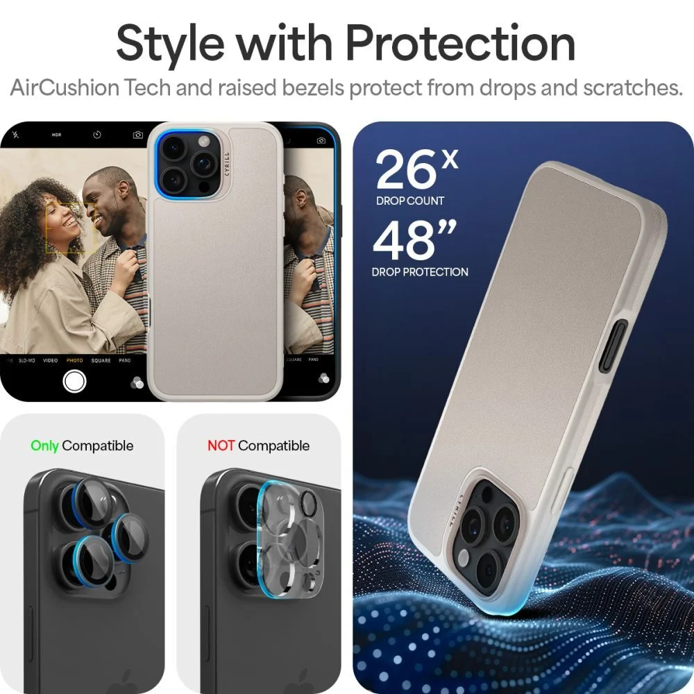 Оригинален SPIGEN Калъф Cyrill Kajuk MagSafe Apple iPhone 16 Pro /крем/ – снимка 13
