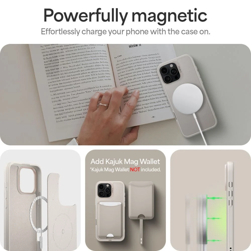 Оригинален SPIGEN Калъф Cyrill Kajuk MagSafe Apple iPhone 16 Pro /крем/ – снимка 14