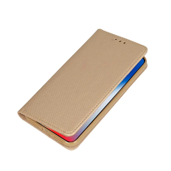 Калъф Book Pocket Motorola Edge 50 NEO /златен/ MAG – снимка 3