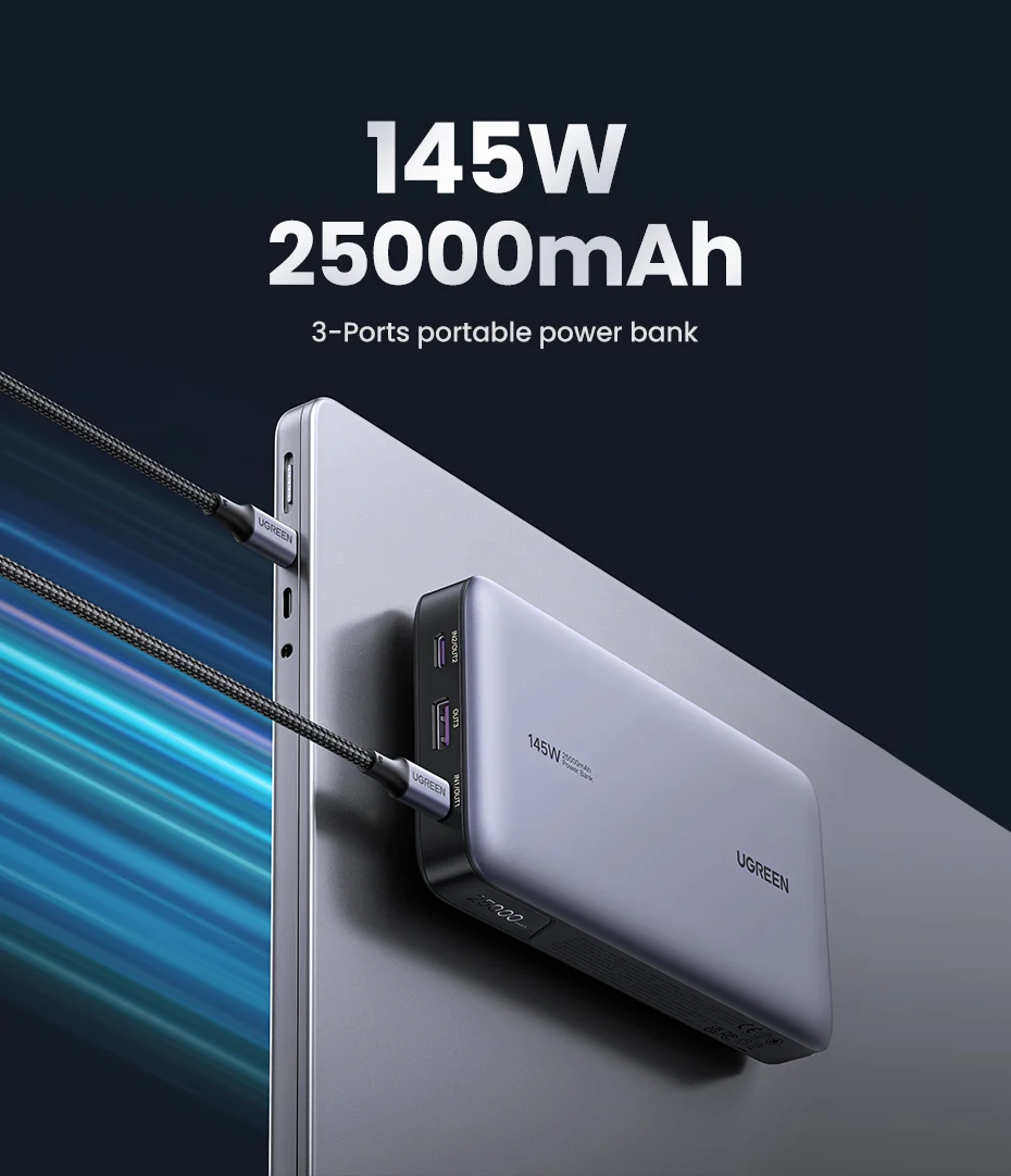 PowerBank Ugreen PB205 145W - UG90597A – снимка 2