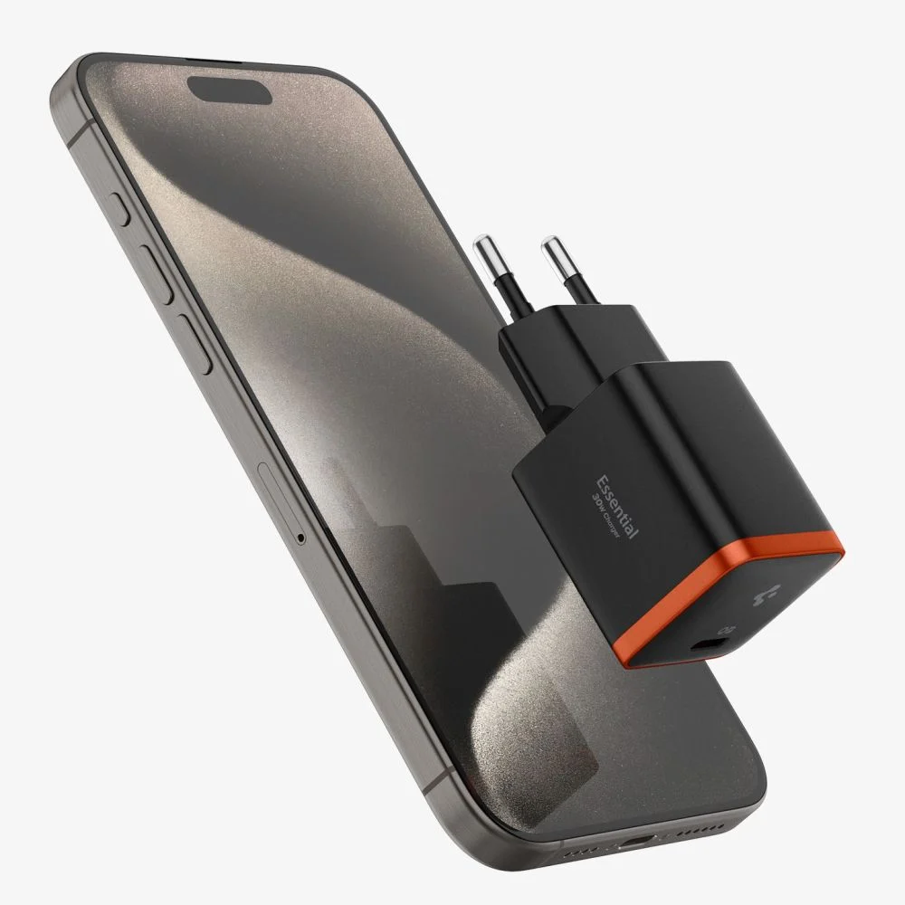 SPIGEN 220V 30W, USB-C Arcstation Essential EE301EU /черен)/ – снимка 3