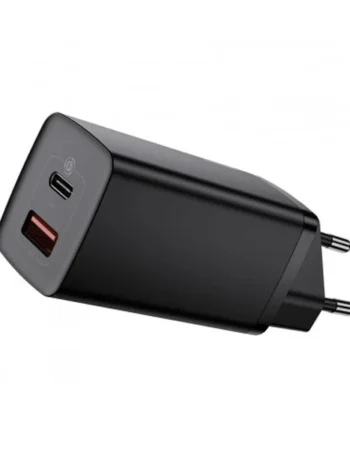 BASEUS 220V 65W, USB-A, USB-C, GaN2 Lite (CCGAN2L-B01) /черно/