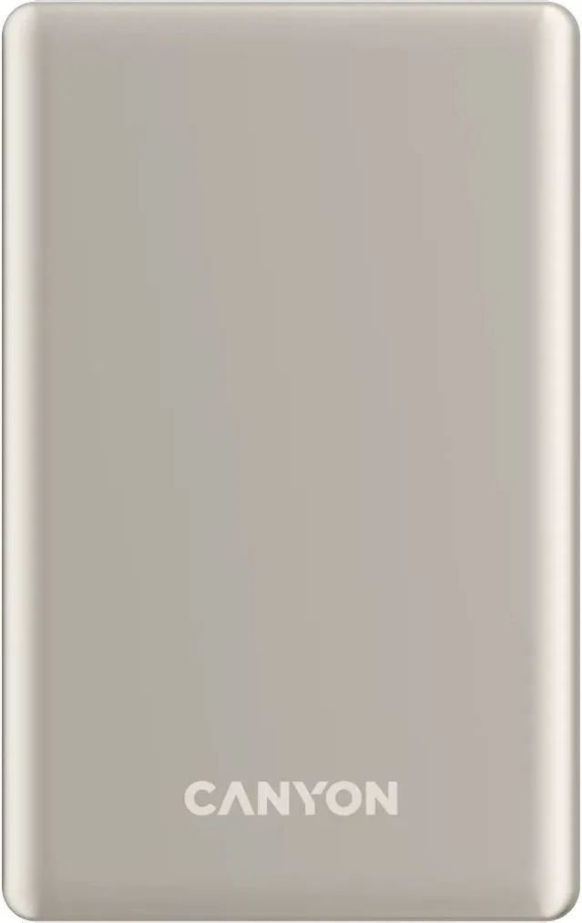PowerBank Canyon OnPower 510 Slim, 20 W, 10000 mAh, Бежов - CNS-CPB510BE – снимка 5