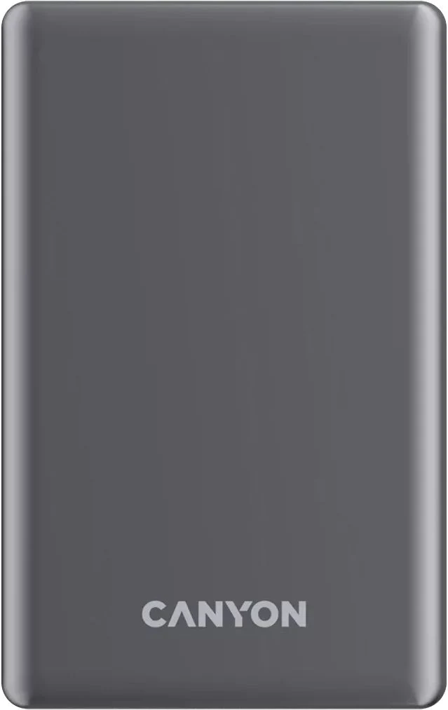 PowerBank Canyon OnPower 510 Slim, 20 W, 10000 mAh, Сив - CNS-CPB510DG – снимка 5