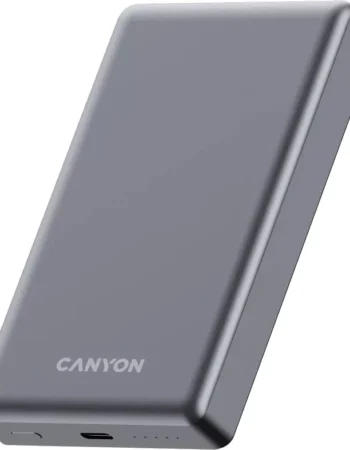 PowerBank Canyon OnPower 510 Slim, 20 W, 10000 mAh, Сив - CNS-CPB510DG