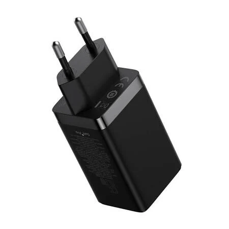 BASEUS 220V 65W, USB-A, 2*USB-C + Type-C - Type-C GaN5 Pro (CCGP120201) /черен/ – снимка 4