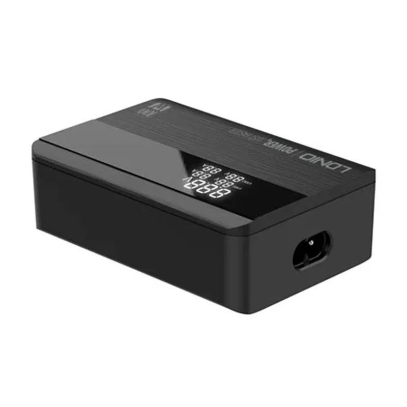 220V LDNIO 100W, 2xUSB-A, 2xUSB-C, Desktop, A4809C /черно/ – снимка 5